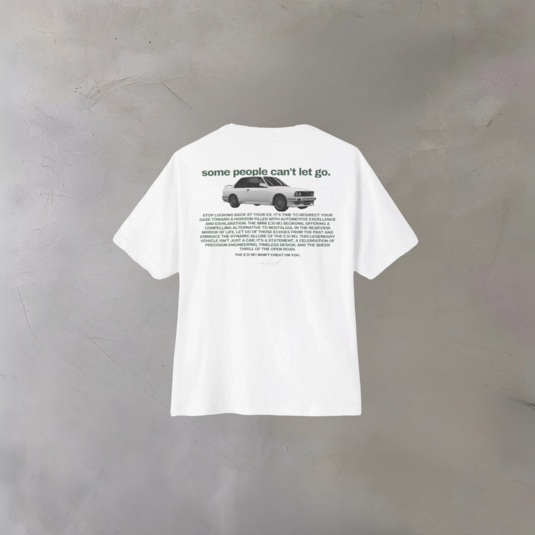 "SOME PEOPLE CAN'T LET GO" OVERSIZED HEAVY TEE