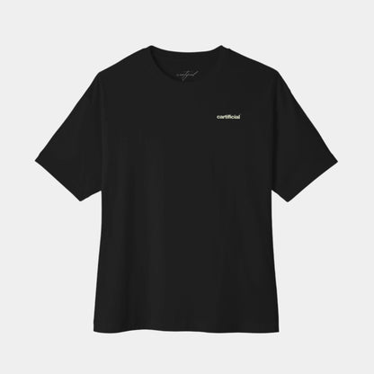 "SHE'S HOME ALONE" OVERSIZED HEAVY TEE