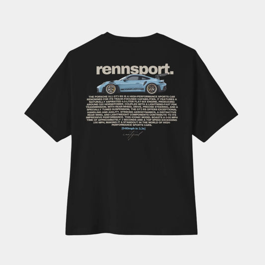 "RENNSPORT." OVERSIZED HEAVY TEE